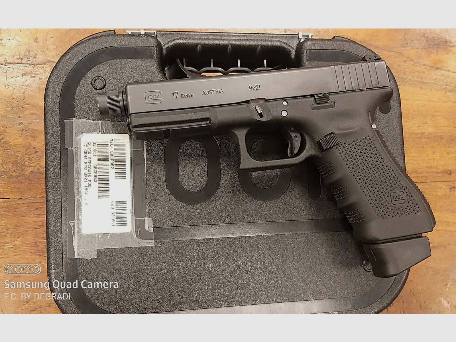 GLOCK MODEL 17 GEN4 FTO CAL. 9X21, afbeelding 2 van 5