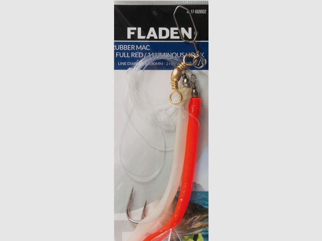 Fladen Rig 17-666002 full red / luminous 6/0