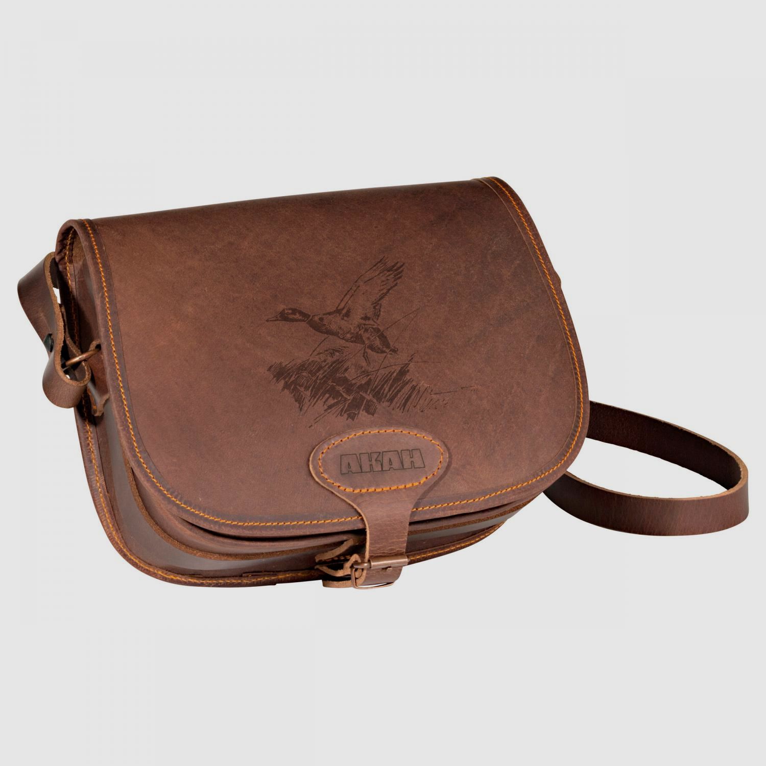 Leder-Jagdtasche (Ente)