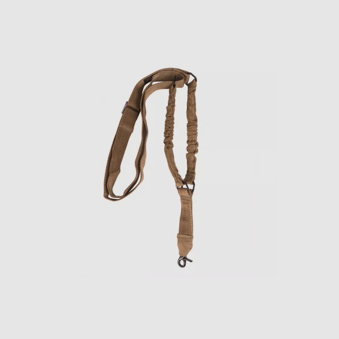 Ceinture tactique / sangle de transport avec bungee (65-123 cm), 1 point, Coyote / Beige