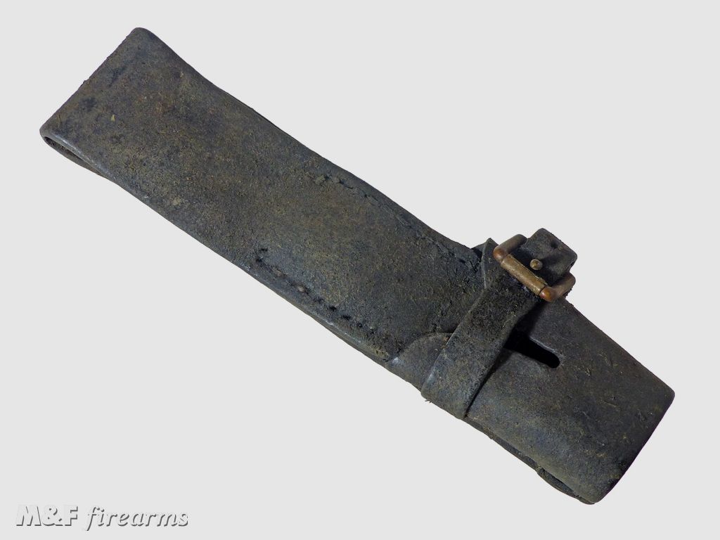 Portugiesischer Koppelschuh (= Bajonettfrosch, Tragetasche) für Mauser Vergueiro Bajonett M 1904