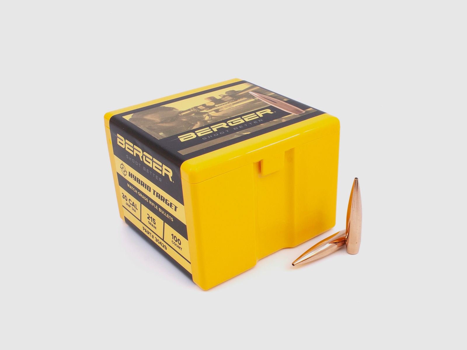Berger Geschoss .30 Hybrid Target 215GR 100 Stück