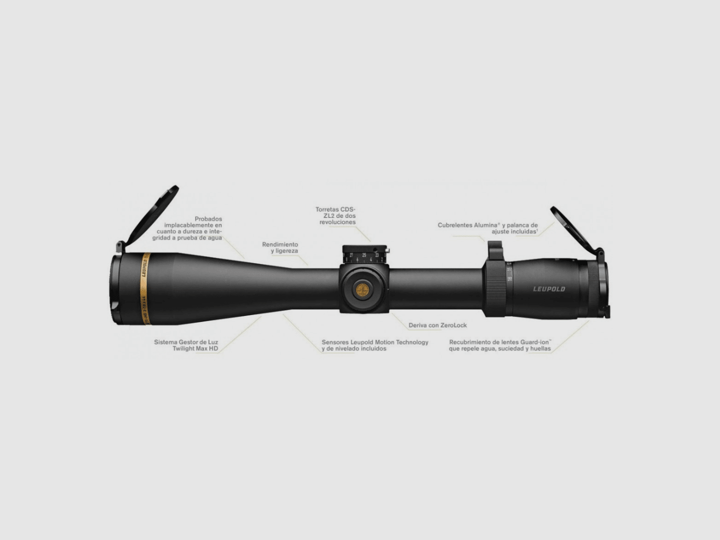 Richtkijker LEUPOLD VX-6HD 3-18×50 CDS-ZL2 Zijfocus FireDot Duplex, afbeelding 6 van 7