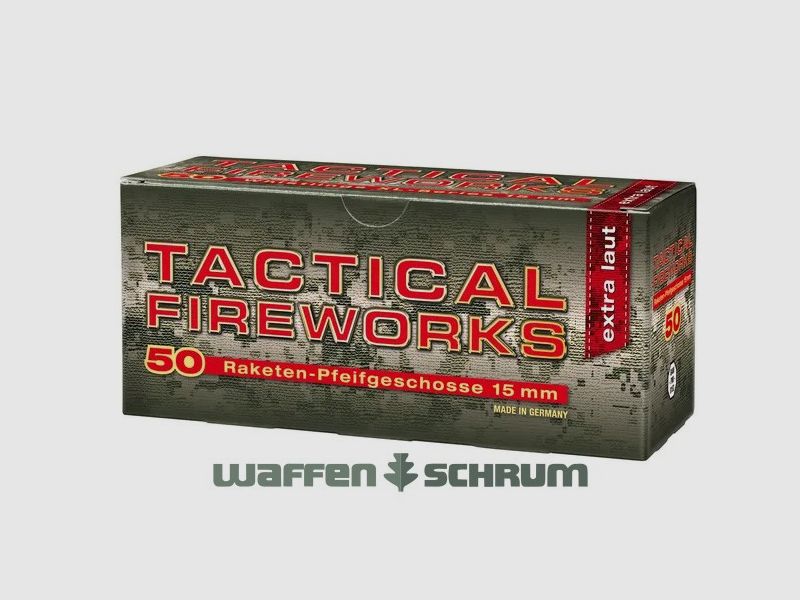 Umarex 15mm Tactical Fireworks Pfeifpatrone 50tlg. extra laut