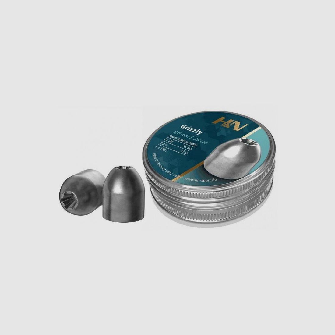Diabolo H&N GRIZZLY 9mm/85 .35"