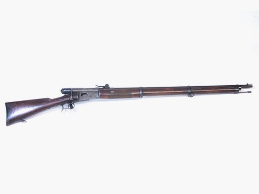 Fucile a ripetizione Vetterli 1871, usato, 10.4×42 a percussione laterale
