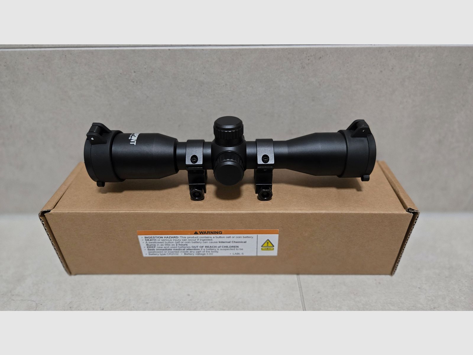 TenPoint Pro-View 400 Optik 4x Vergrößerung beleuchtet 22mm Weaver oder Picatinny- NEU & OVP