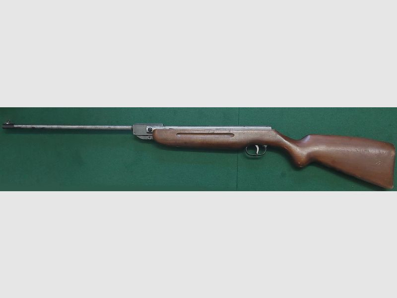 DEFEKT! HW 50 Luftgewehr Kal. 4,5mm Schaft defekt Lauf vorne/hinten verstopft für Bastler!