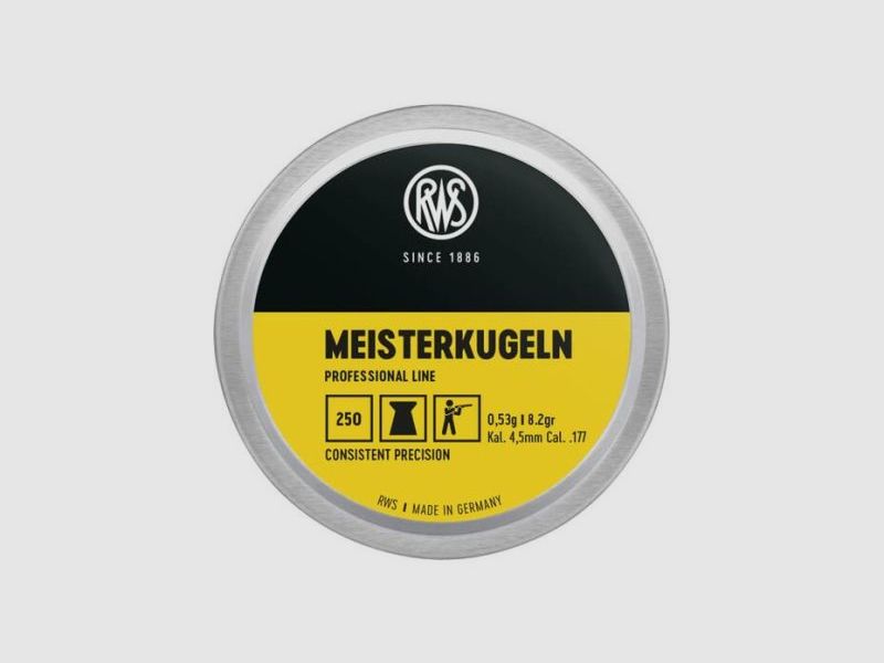 RWS Meisterkugel - Kal. 4,5mm; 25000 Schuss