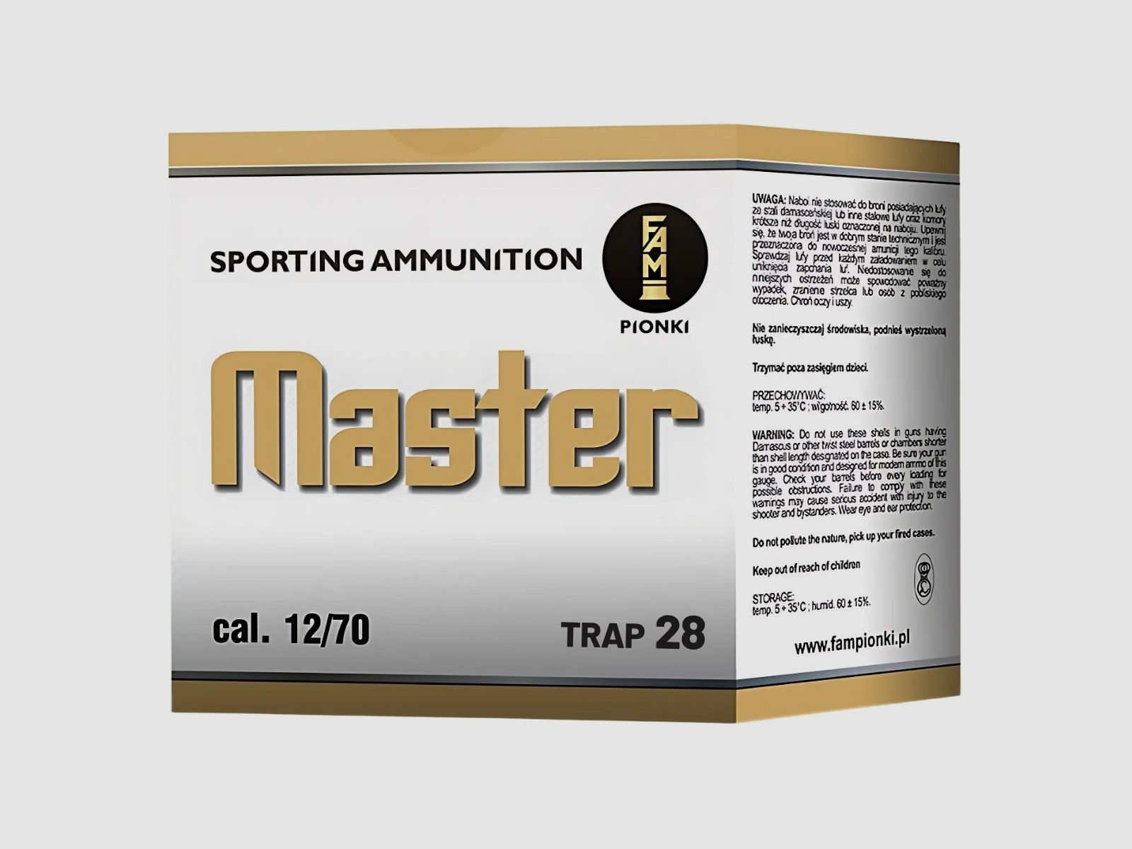 12/70 FAM - Pionki Master Trap 7,5 - 2,40 mm 28 g