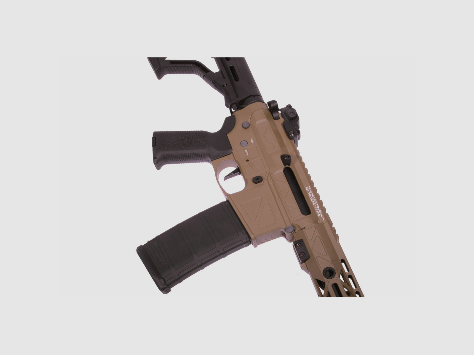 GP R15 FREYA 7" CNC gen.2 Mlok ALPHA Tan S-AEG Libre a partir de 18 años | Delta Armory
