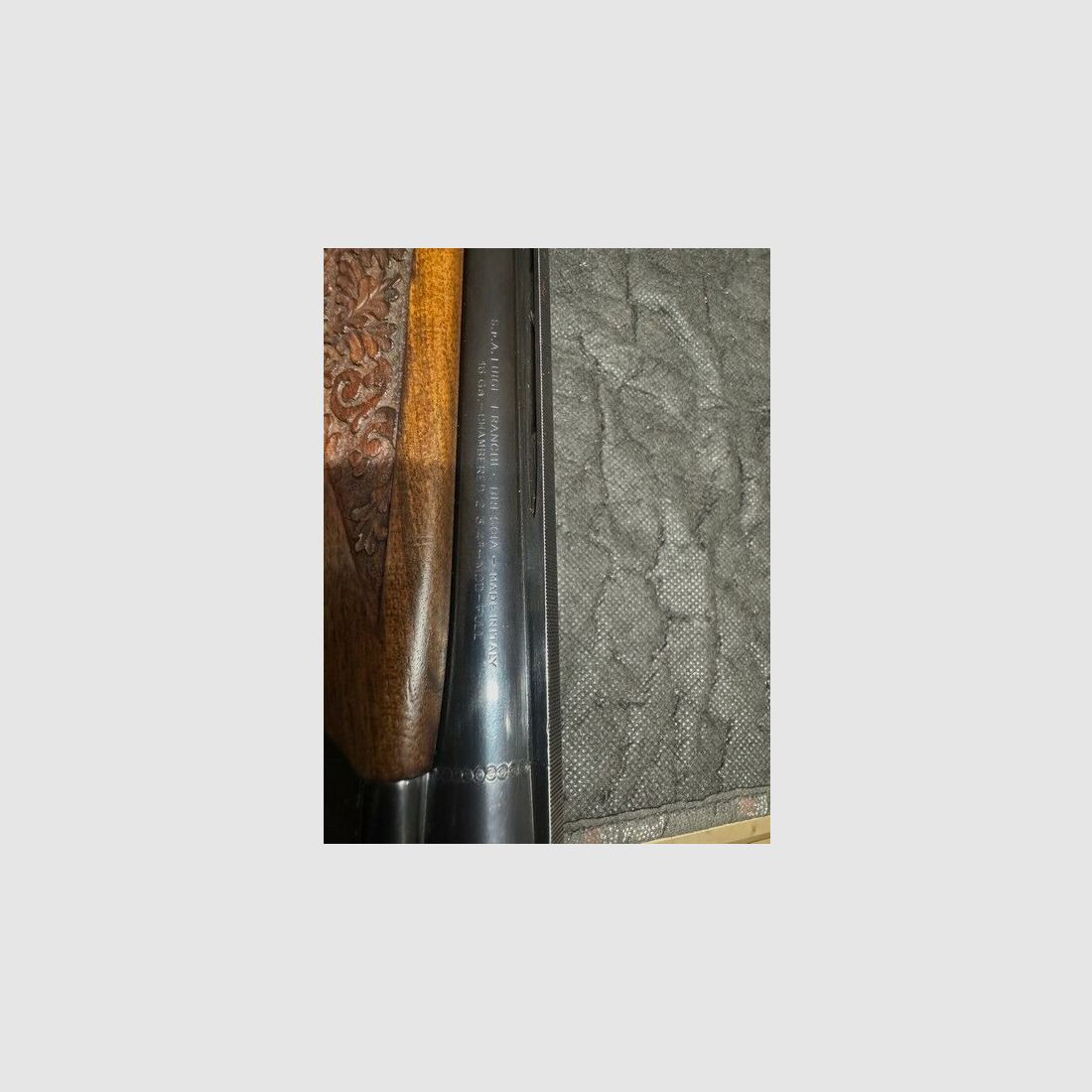 Luigi Franchi Brescia BDF 16/70; inlay del calcio