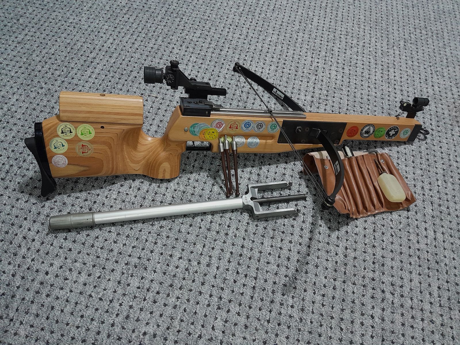 winzeler 10m ballesta deportiva con accesorios ver imágenes