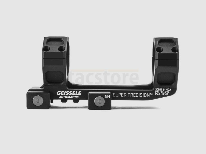 Geissele Super Precision Scope Mount 30mm High Power Mount Short 1.3 Inch - Black