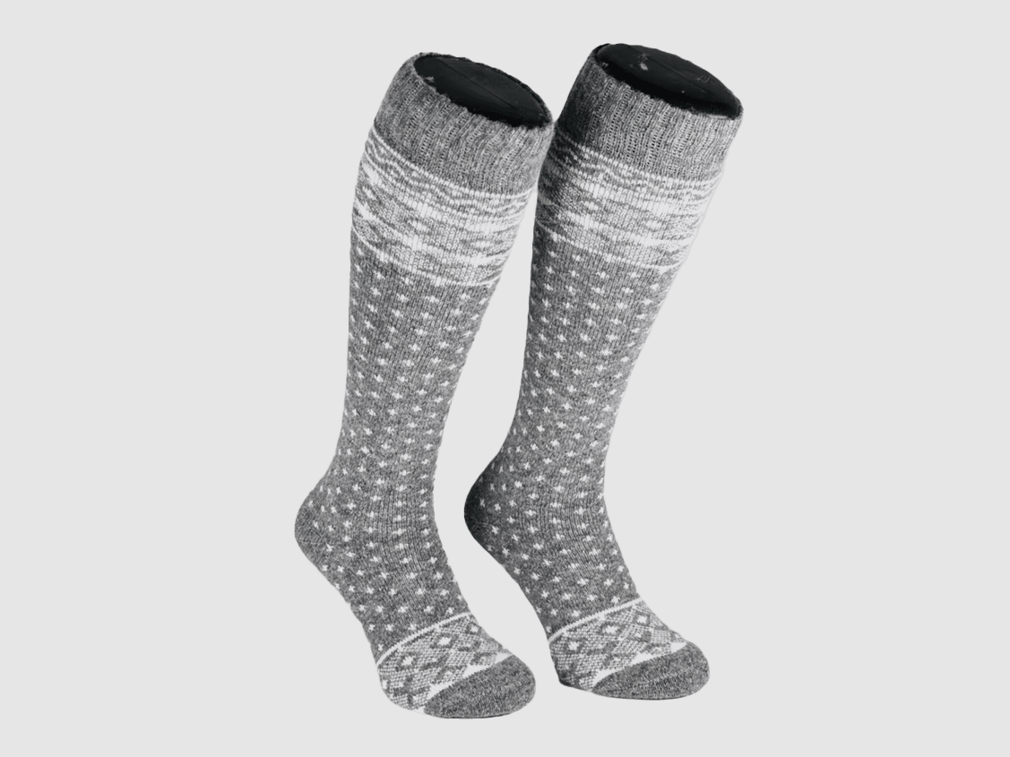 Zokks Ski Socks Wool Grey 43-46