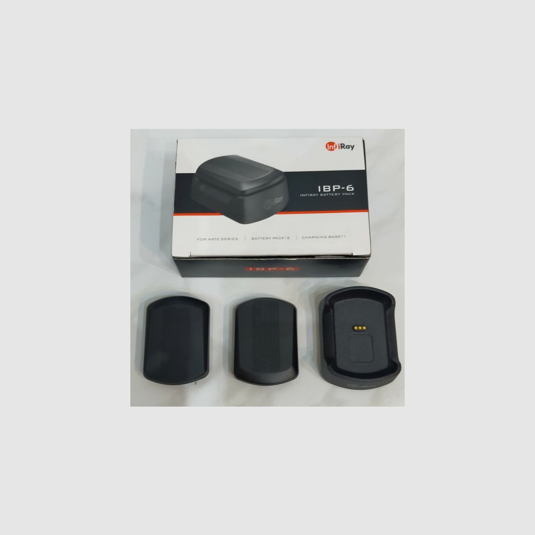 Infiray IBP-6 accu's + oplader verwisselbare accu's