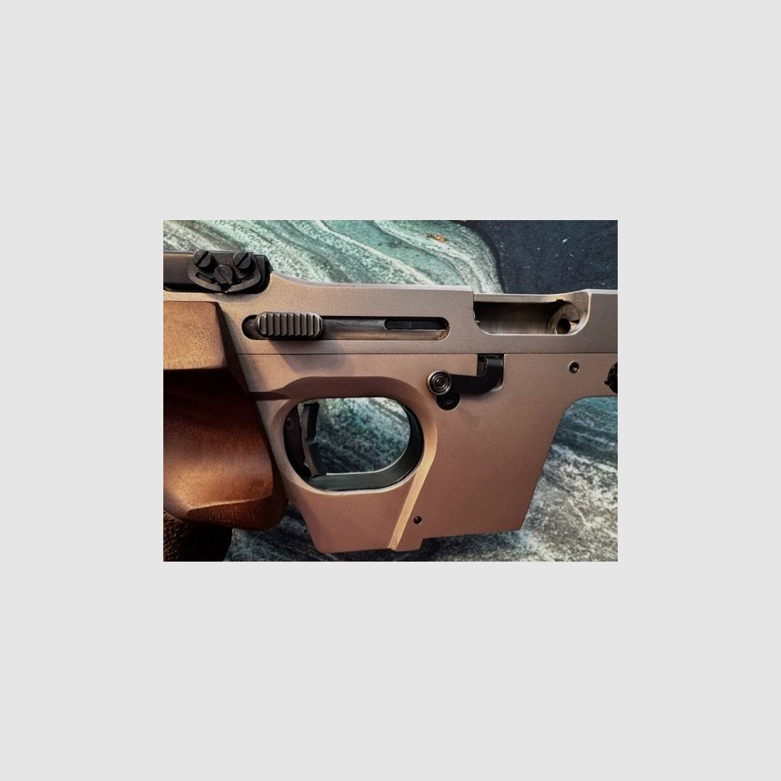 Walther GSP .22 l.r. met barrel weight
