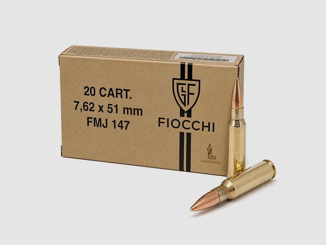 Amunicja Fiocchi kal. 7.62x51 / 308Win FMJ, zdjęcie 1 z 2