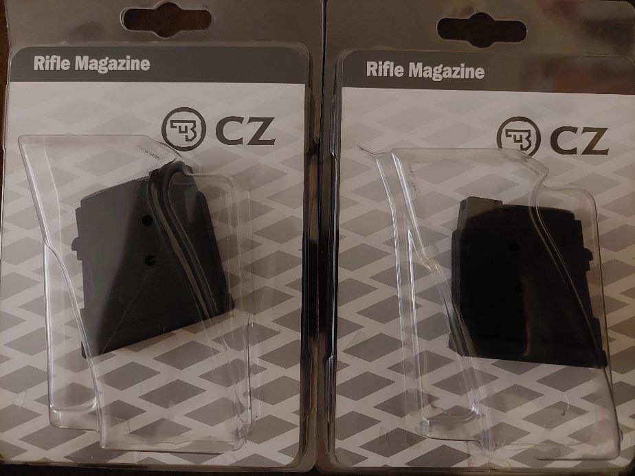 2 Chargeurs pour CZ 455/457/512 .17HMR/.22WMR 5 coups neufs