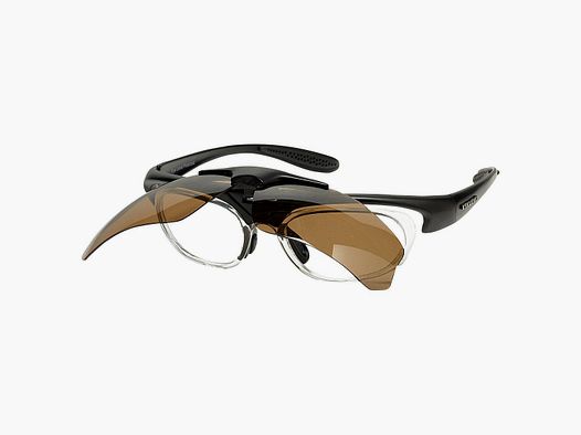 Challenger Interchangeable Sunglasses (Brown/Sports Yellow/Grey)