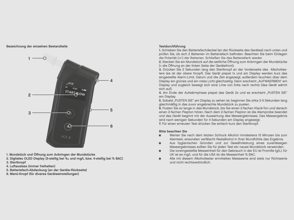 Tester di Alcol X, immagine 4 di 4