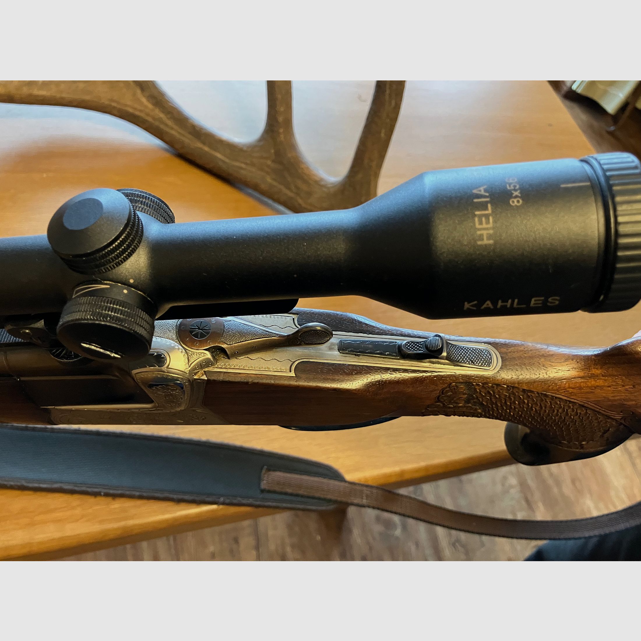 FERLACHER Bockbüchsflinte cal 7 x 57 + 16/70 mit ZF Hensoldt 4-fach, guter Zustand!