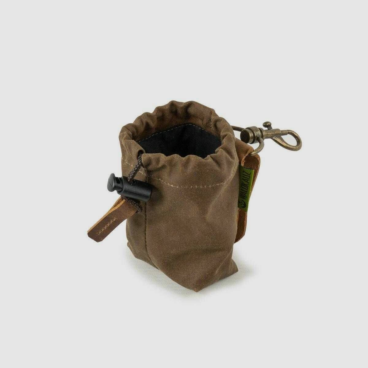 WALDKAUZ Mini Sacchetto per Snack "Lohntütchen", Cotone Cerato, Khaki, immagine 1 di 4