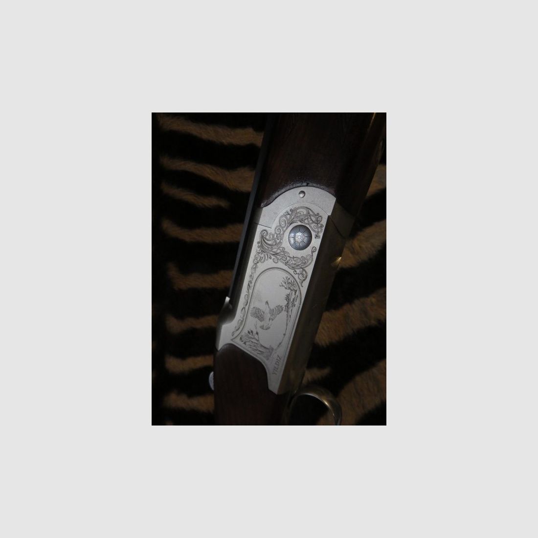 Fucile sovrapposto YILDIZ Luxe Plaine cal.20/76 canne 71cm espulsori, 5 chokes, calcio inglese, valigetta, immagine 6 di 10