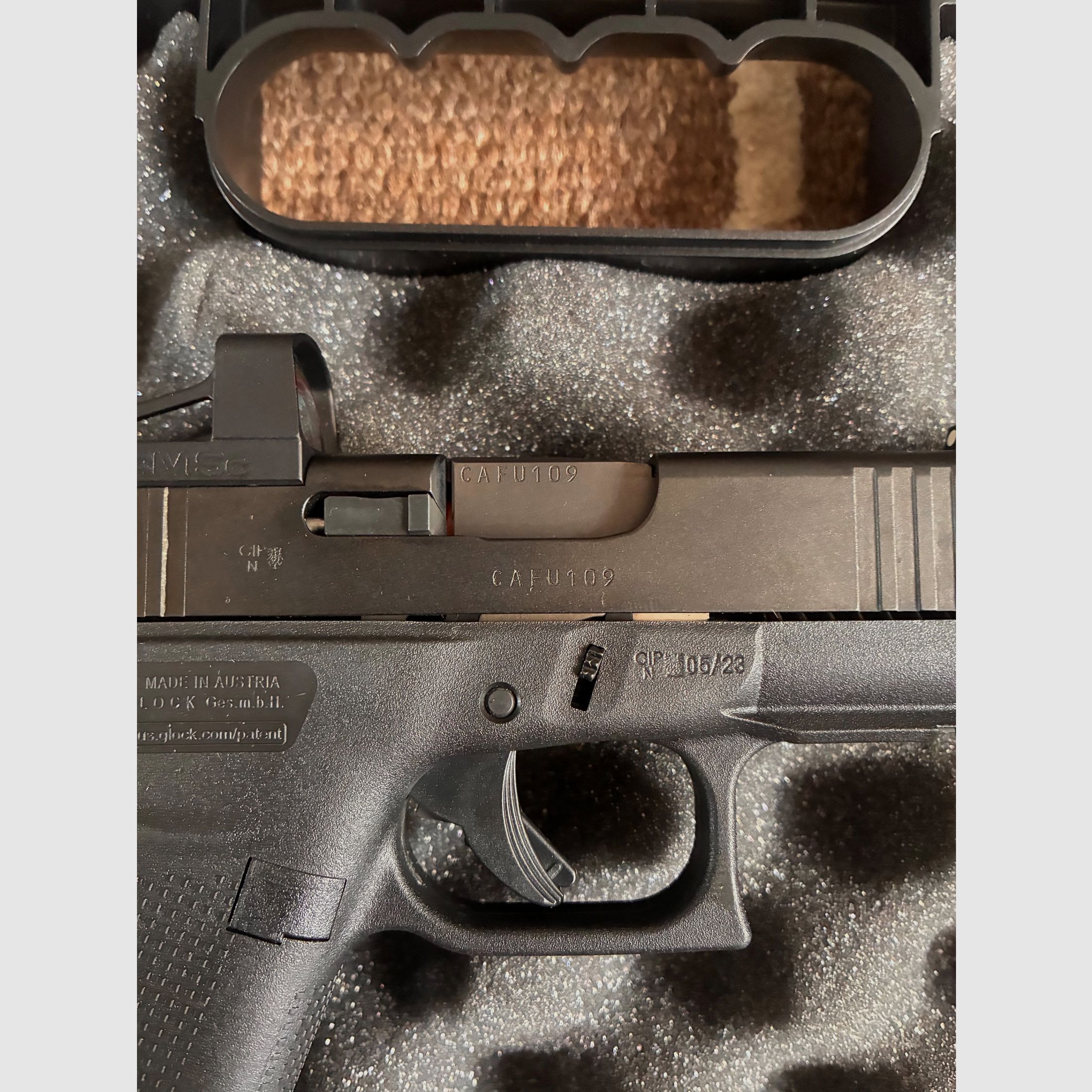 Glock 43x mit Shield RMSc