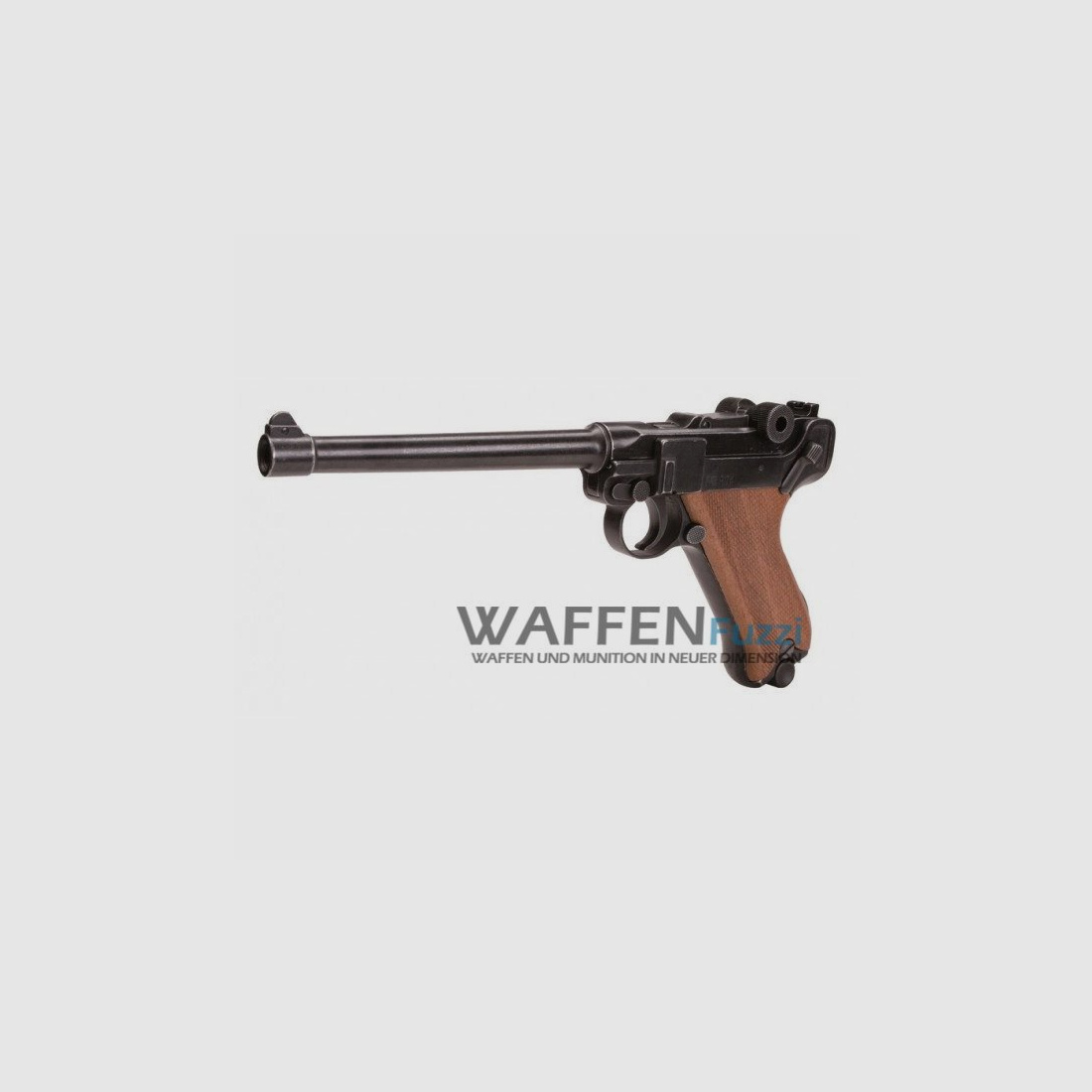 ME P04 pistola a salve 9mm in stile antico con impugnatura in legno