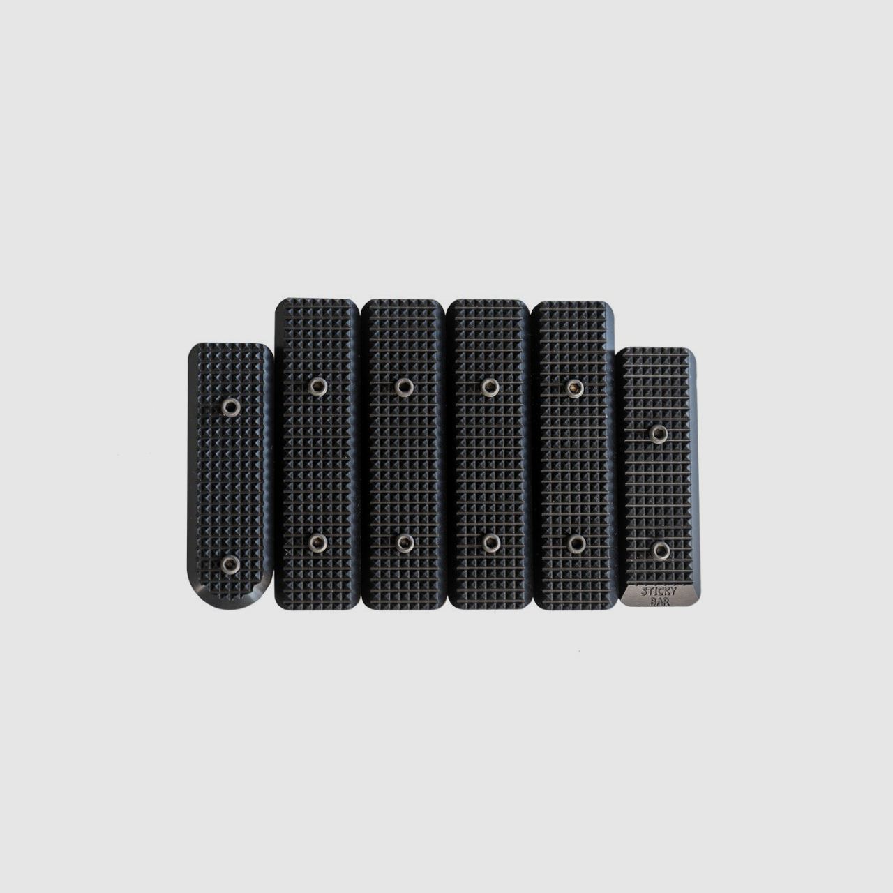 Vision Pro Chassis Sticky Bars für V-LOK  Full Set Brass Schwarz
