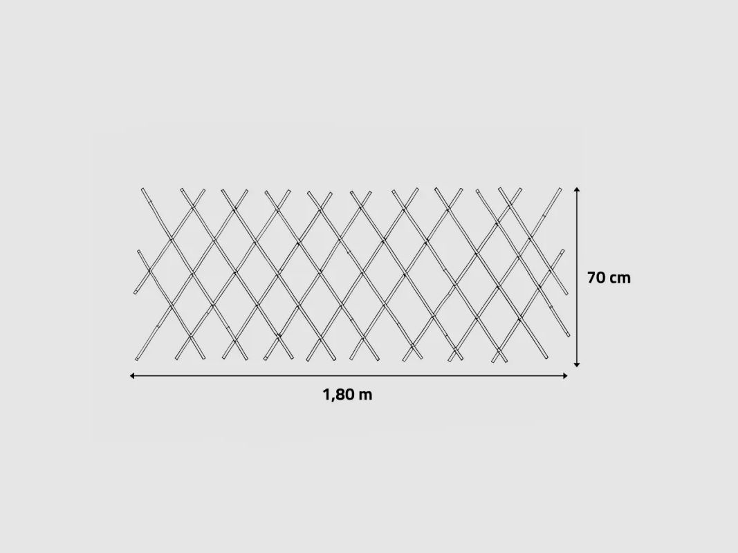 Bambusgitter 70 x 180 cm, Bild 5 von 7