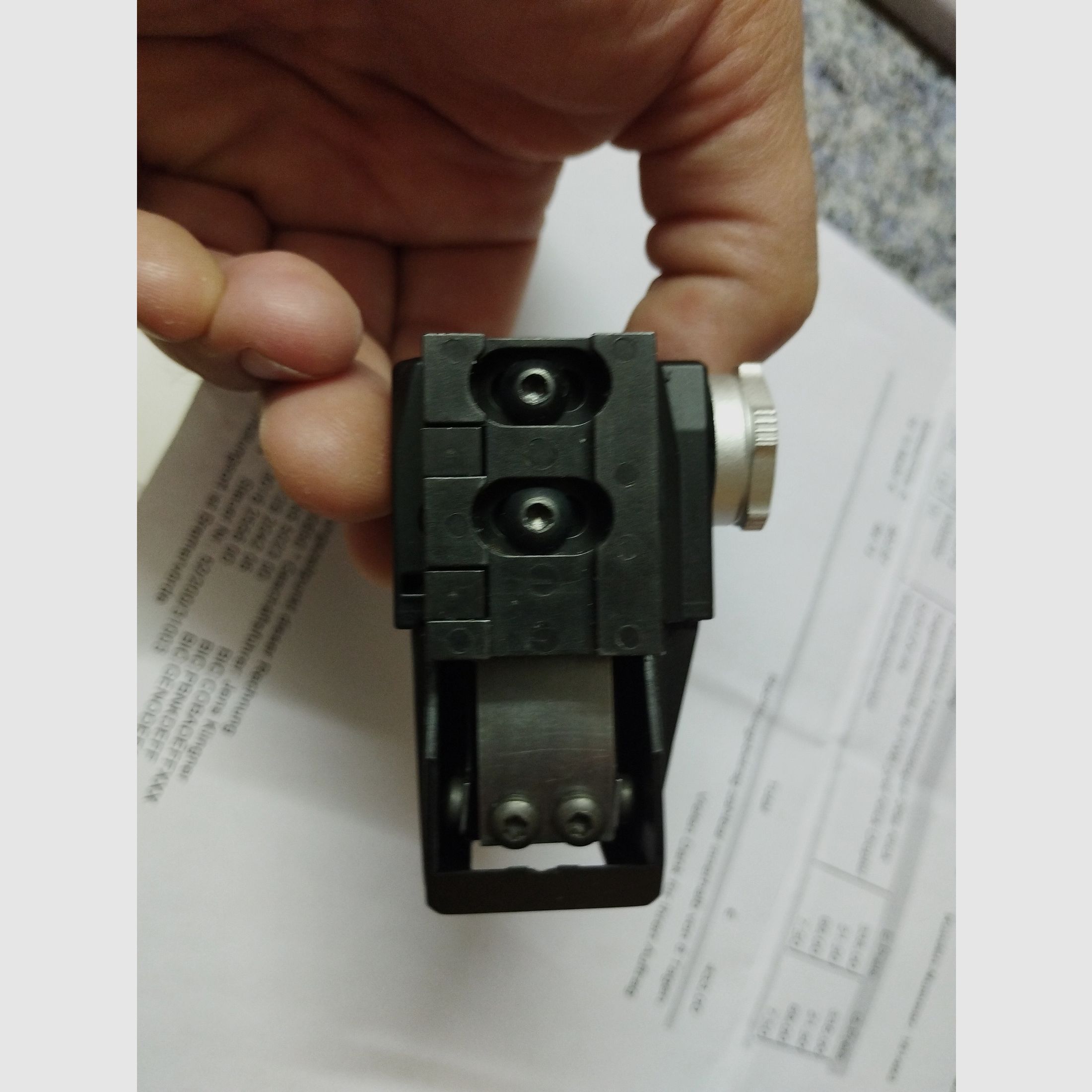 Dioptre de précision Feinwerkbau 4981 pivotant 20 clics