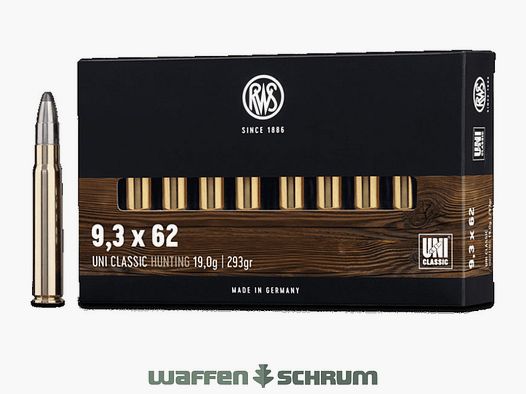 RWS UNI Classic 19,0g - 293gr 9,3x62