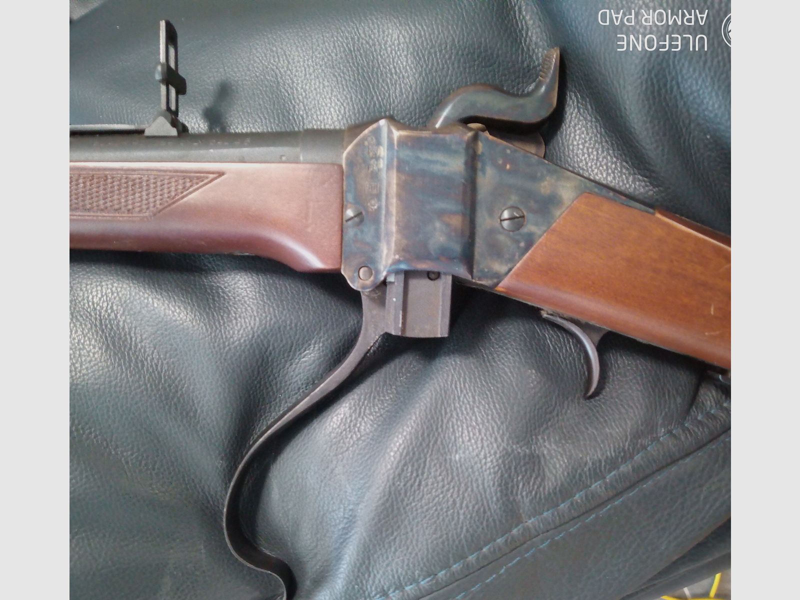 David Pedersoli Perkussions Messinghülsen Papierpatrone Hinterlader Gewehr Sharps cal 45 / 70 Nachfolger vom Vorderlader Schwarzpulver