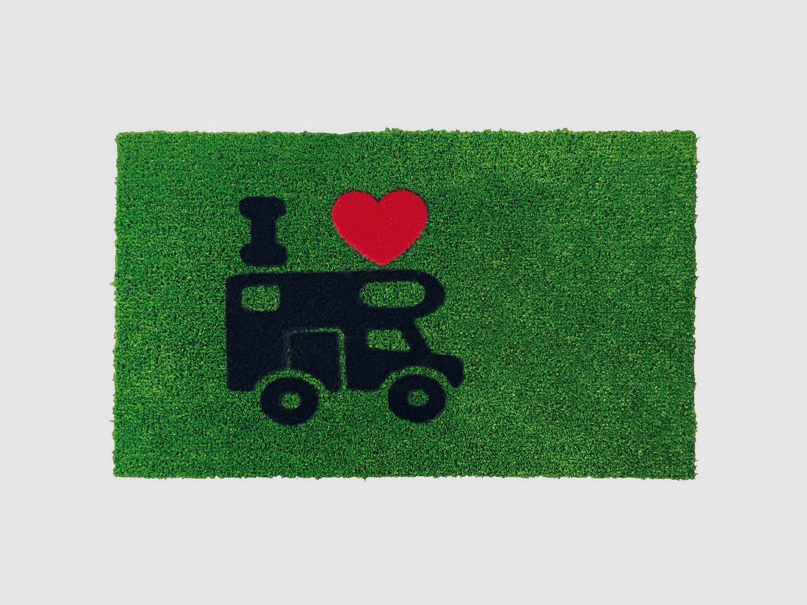 Green Flock Doormat, Caravan, image 2 of 2