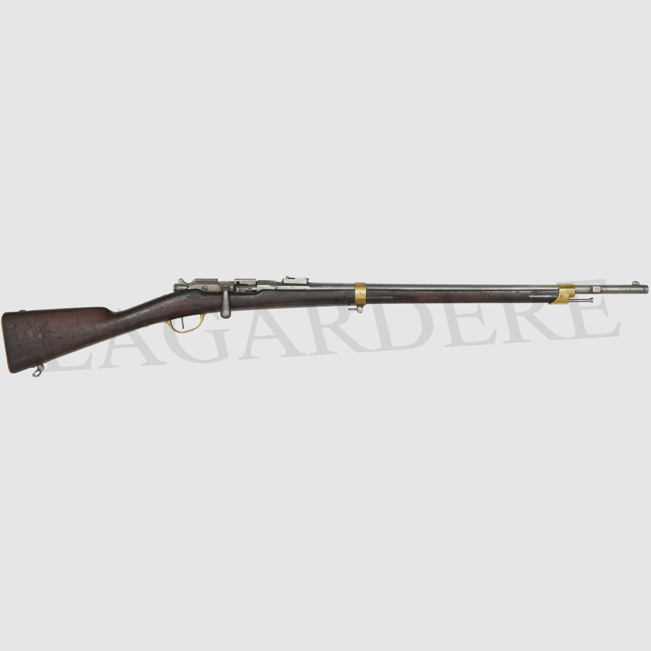 MAS GRAS 1874 M80 DE GENDARME A PI(FUSIL A POUDRE NOIRE)