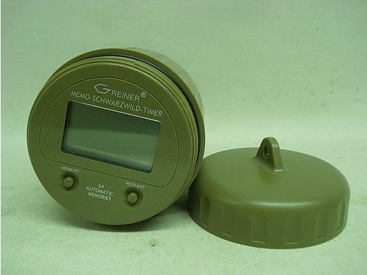 Greiner Schwarzwild-Memo-Timer - bruin, 24-uursweergave
