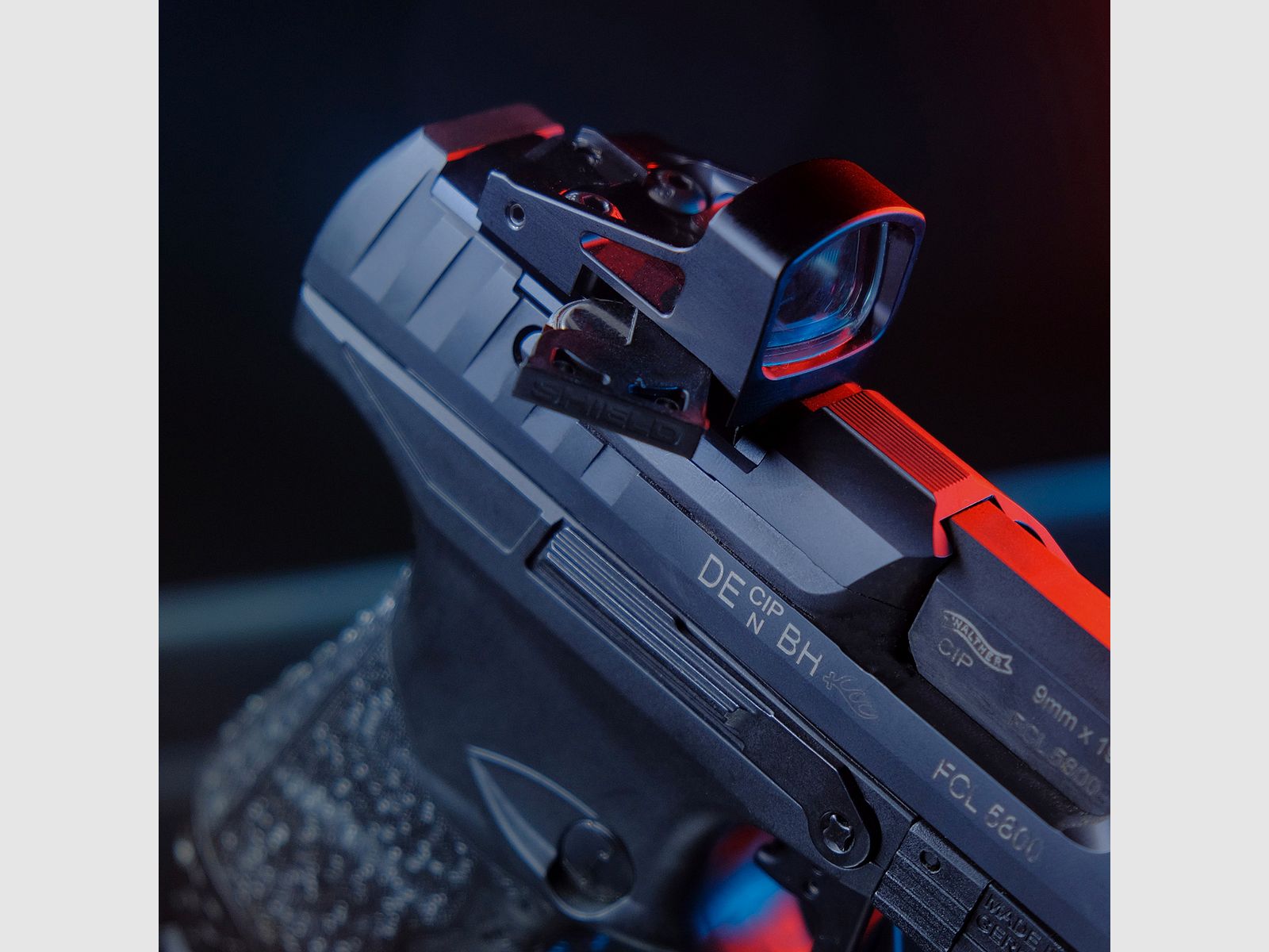 SHIELD Reflex Mini Sight D (RMSd) Celownik Czerwony – 4 MOA – Matowy Czarny