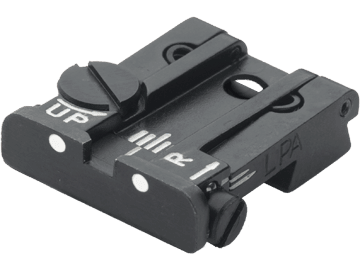 LPA Mikrometer-Visier TPU für CZ 75 SP-01 Shadow, 2-Punkte ohne Korn