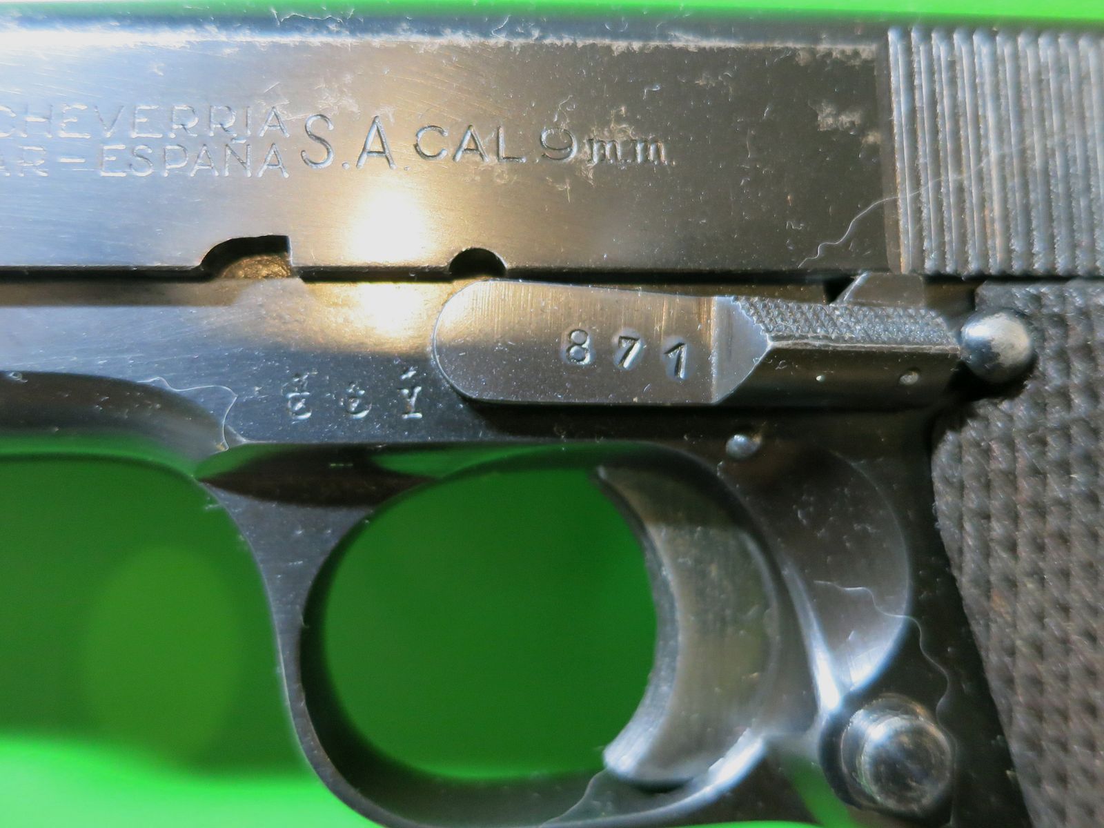 Star Firearms B.Echeverria – Pistolet semi-automatique modèle B; 9 mm; LPN #42-