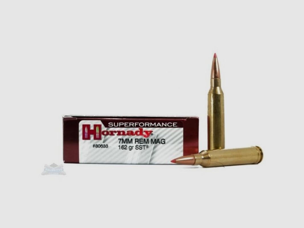 Hornady 7 mm Rem Mag SST 162 gr Munition