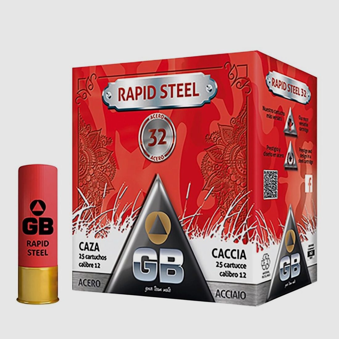 GB 12/70 Rapid Steel 3,25mm 32g