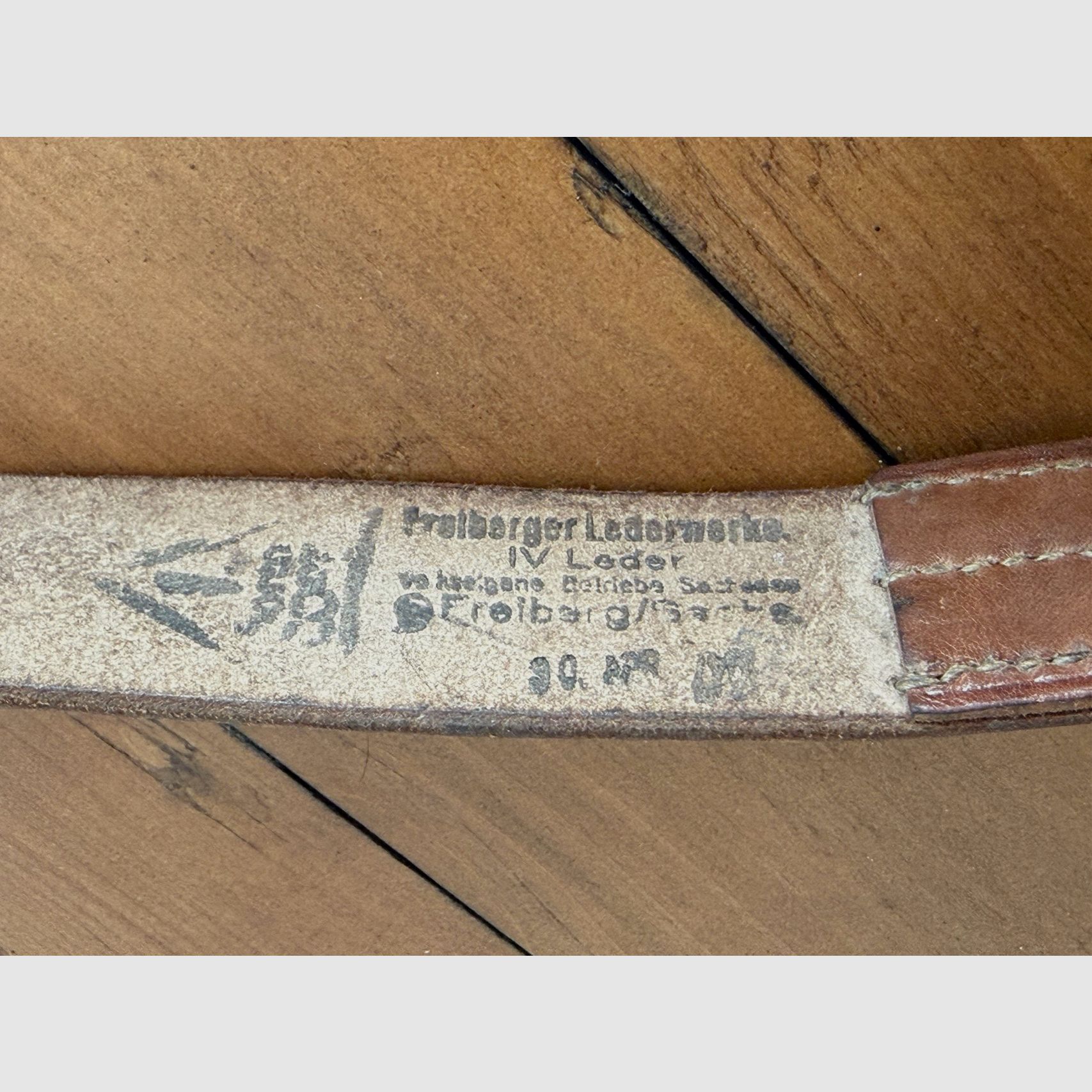 Mosin Nagant Karabiner Leder Riemen für Karabiner aus Reparation NVA DDR Gewehrriemen