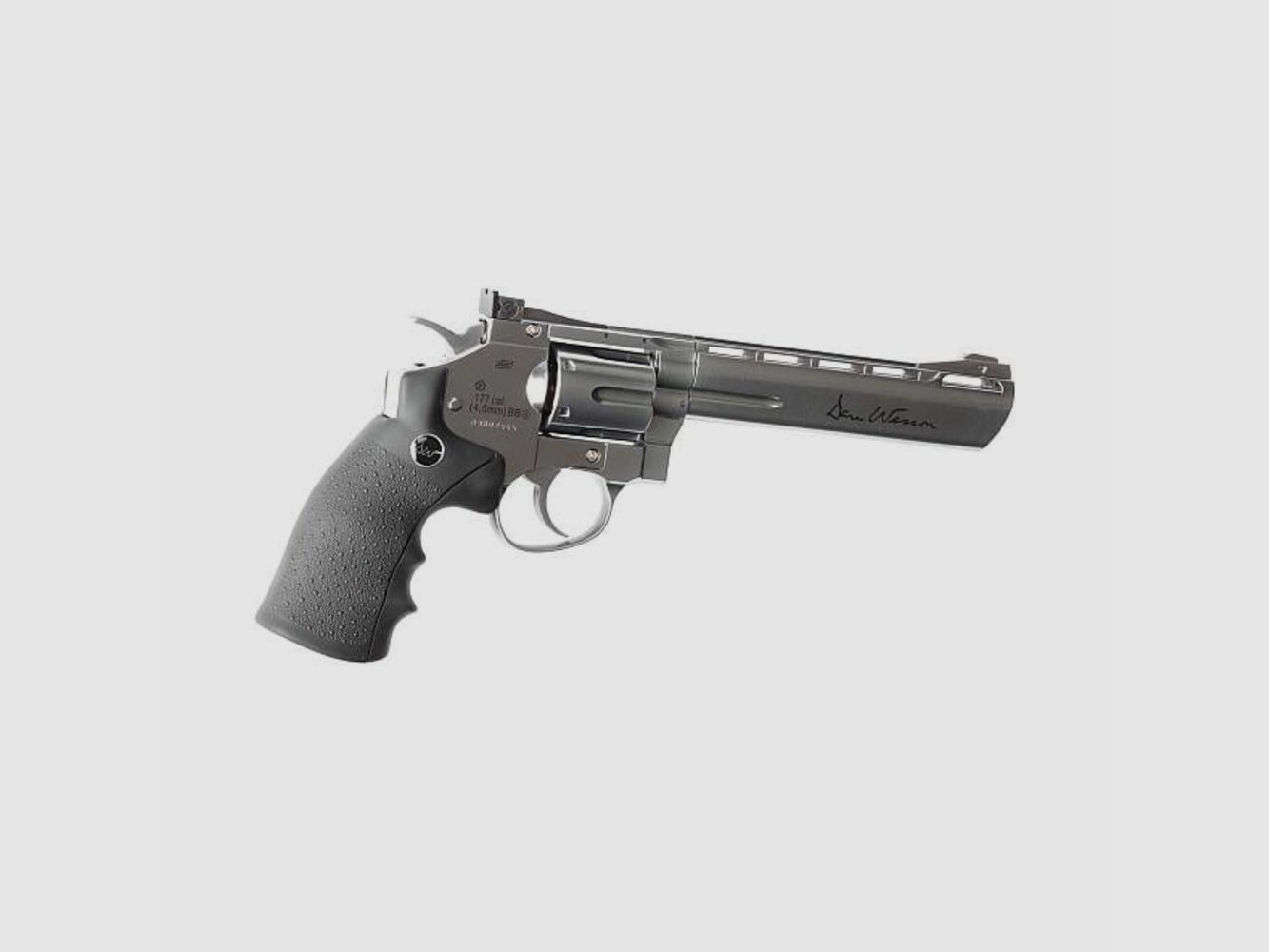 Dan Wesson 6" Plata 4,5mm BB Presión de Aire CO2