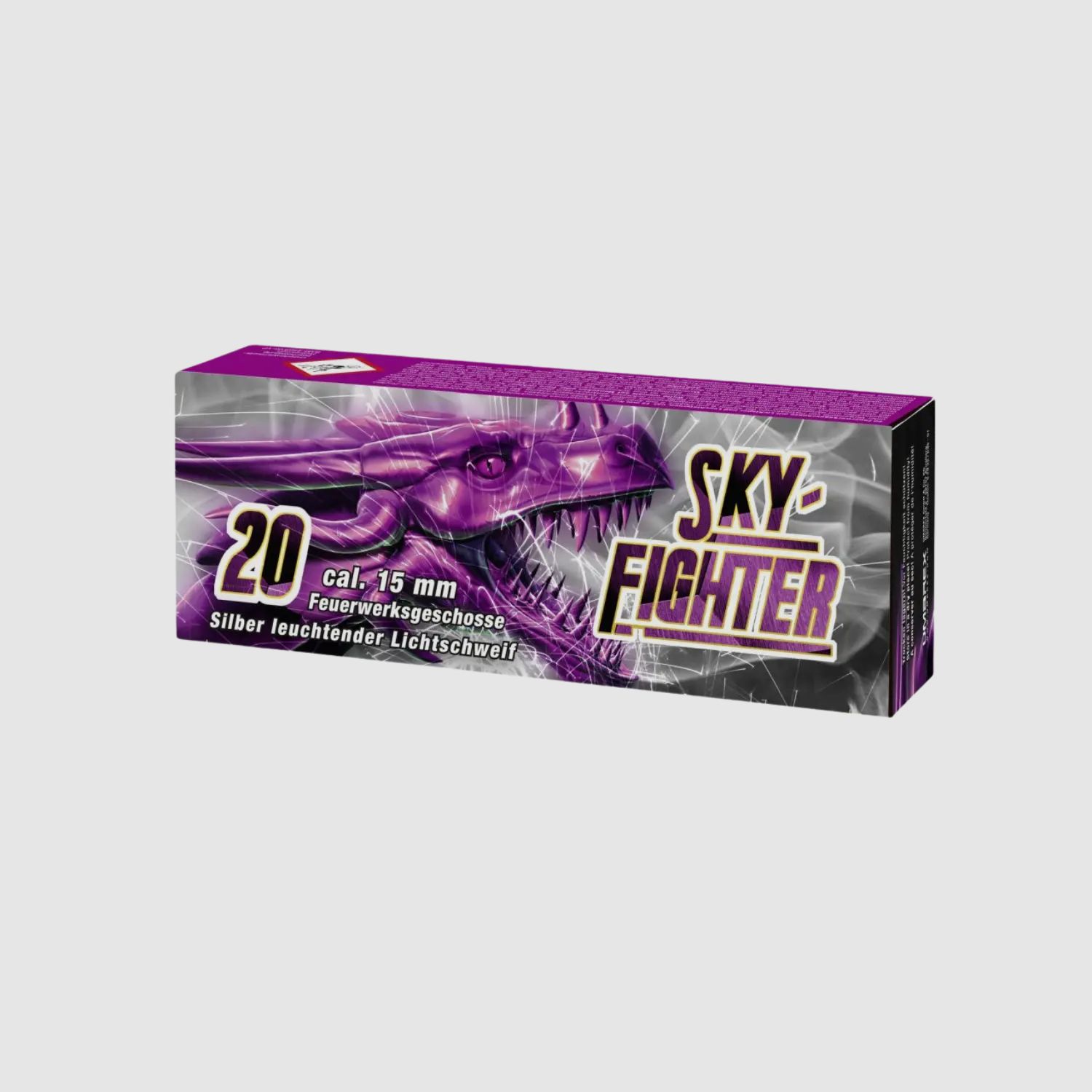 Sky Fighter avec Traînée de Lumière Argentée 20 Pack