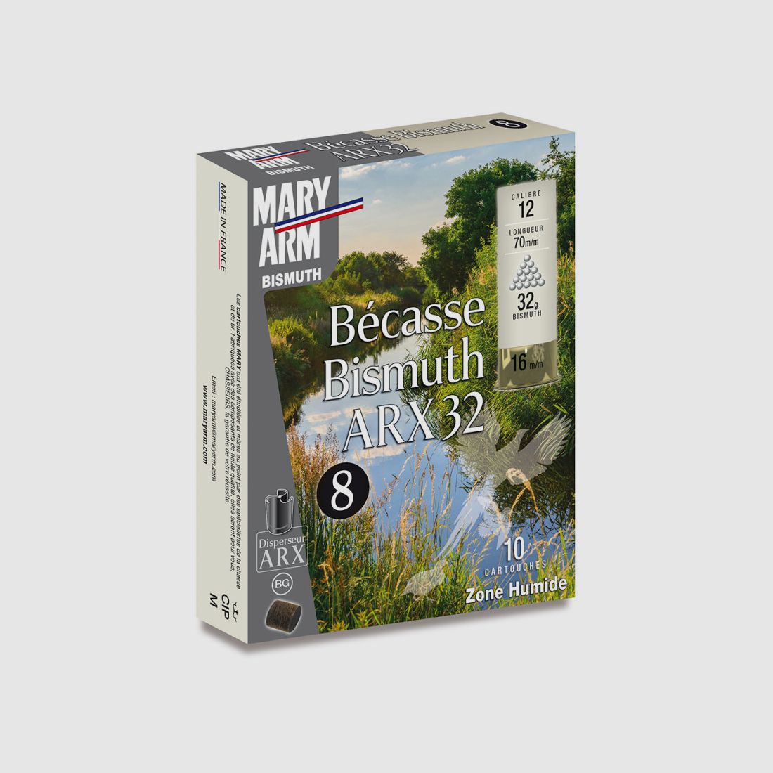 Patrone MARY ARM BÉCASSE BISMUTH ARX 32