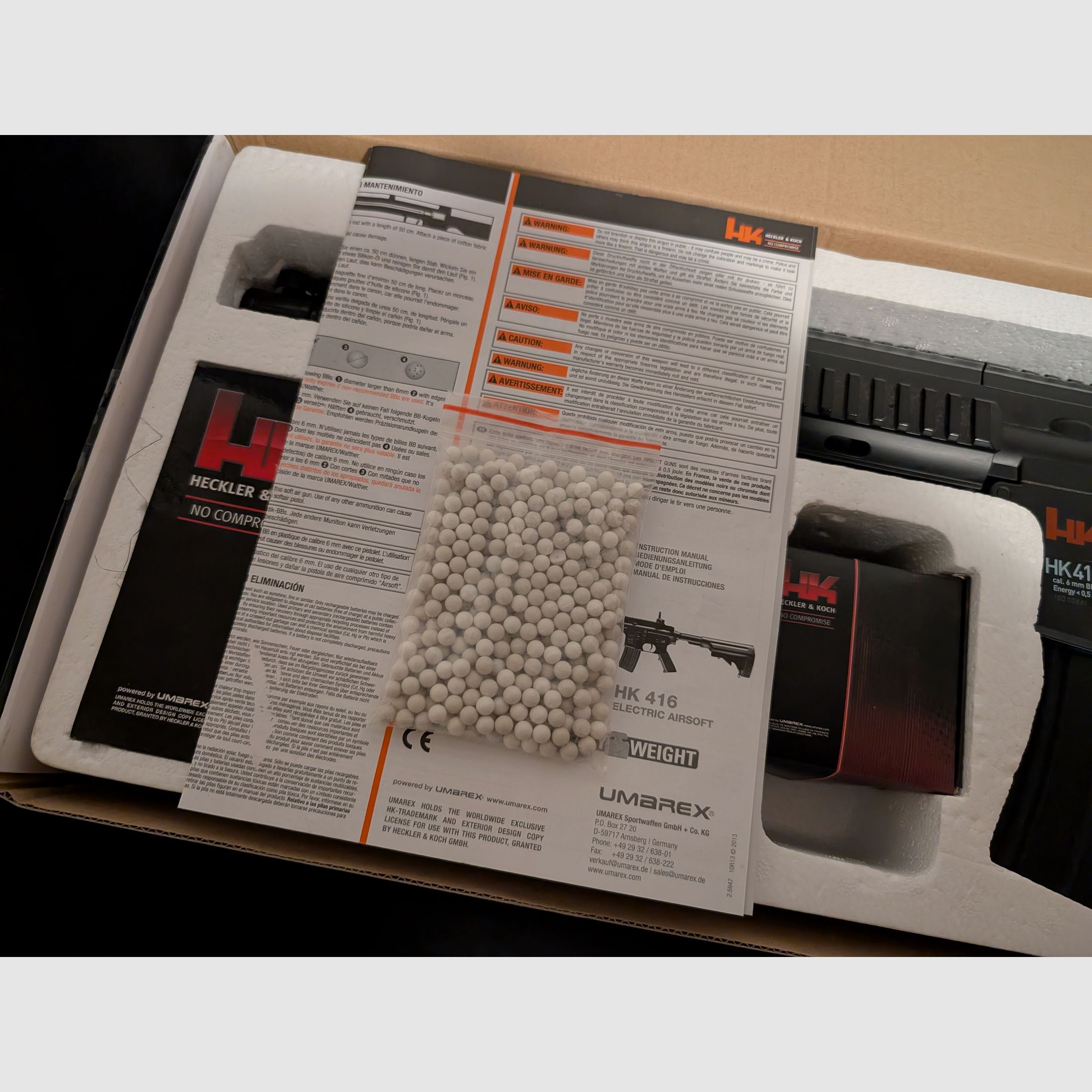 Heckler & Koch 416C (Zonder accu) 0,5J
