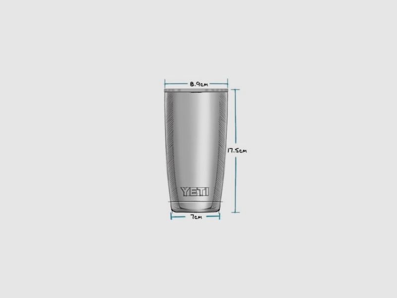 YETI® Rambler 20 Oz Tumbler - Black, image 9 of 11