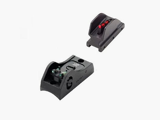 T-visier set Rib Ghostring 3-Dot Fiber